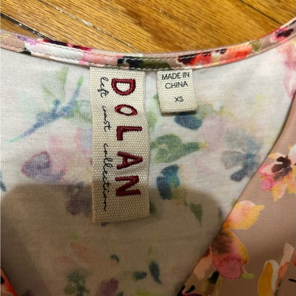 Dolan Left Coast Collection x Anthropologie “Mitzi” Floral Blouse Oversized XS - Picture 9 of 12